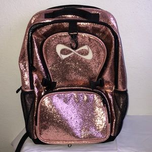 Rose gold nfinity backpack